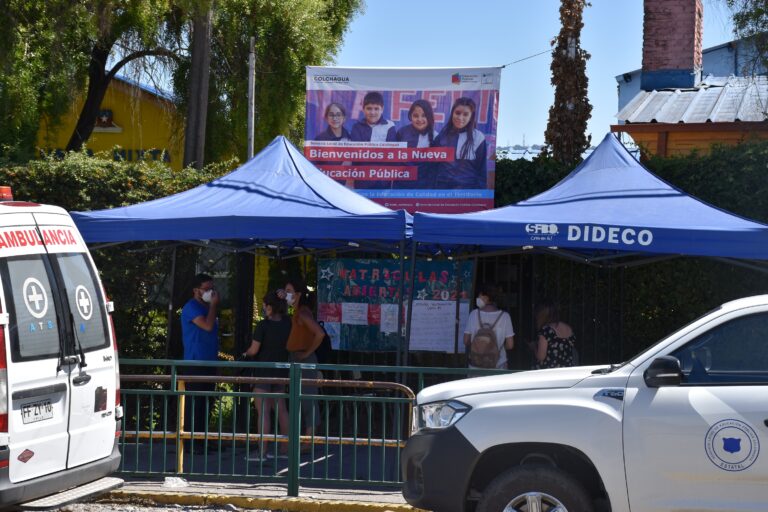 SLEP Colchagua dispone cinco establecimientos educacionales para vacunación contra Covid-19