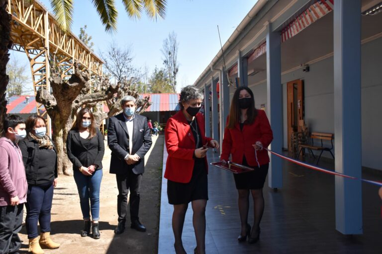Escuela Adriana Lyon Vial de Nancagua estrena obras de conservación que beneficiarán a 269 estudiantes del SLEP Colchagua