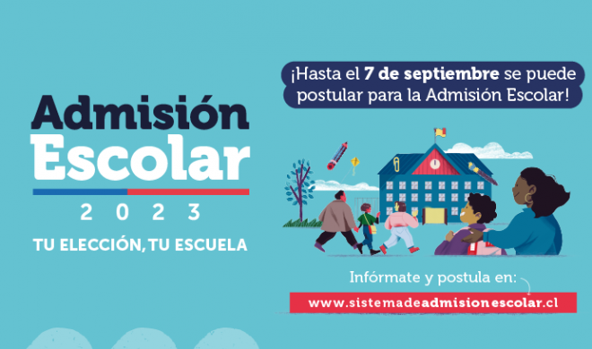 Últimos días para postular al Sistema de Admisión Escolar 2023